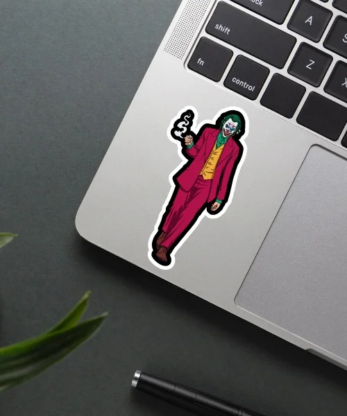 Joker Smoking Sticker