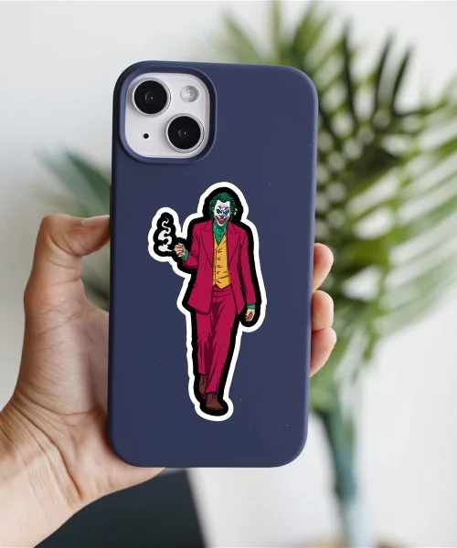 Joker Smoking Sticker