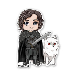 Jon Snow Sticker Jon Snow Sticker