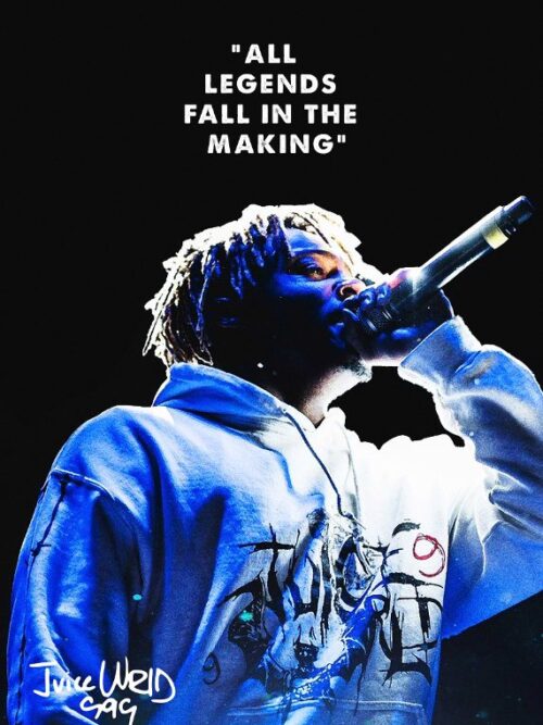 Juice WRLD Quote Music Poster