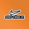 Just Code It 2 Programmer Coding Sticker