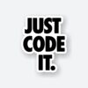 Just Code It Sticker