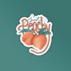 Just Peachy Laptop Mobile Stickers
