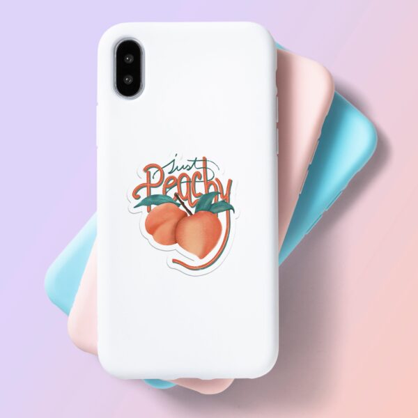 Just Peachy Laptop Mobile Stickers Just Peachy Laptop Mobile Stickers