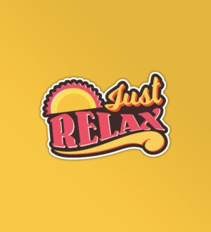 Just Relax Sticker Just Relax Sticker
