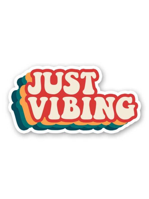Just Vibing Sticker