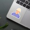 Justin Beiber Faceless Sticker
