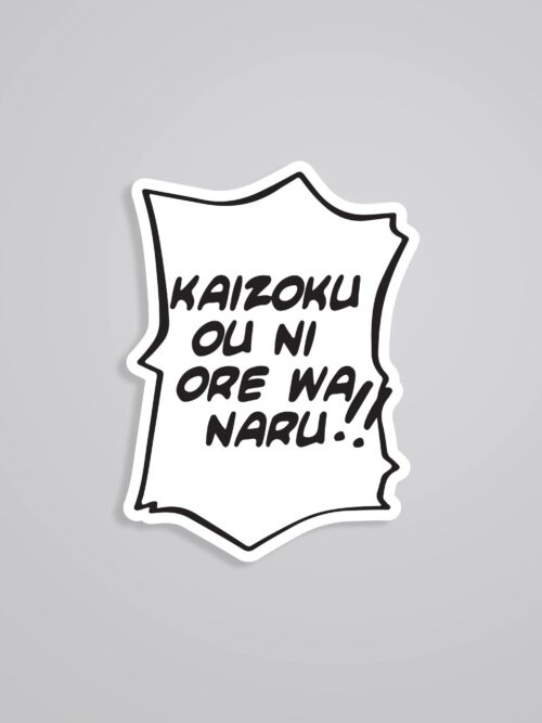 Kaizoku Ou Ni Ore Wa Naru Anime Stickers