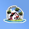 Kame House Laptop Mobile Stickers