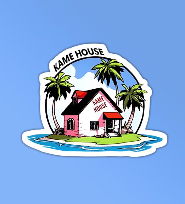 Kame House Laptop Mobile Stickers Kame House Laptop Mobile Stickers