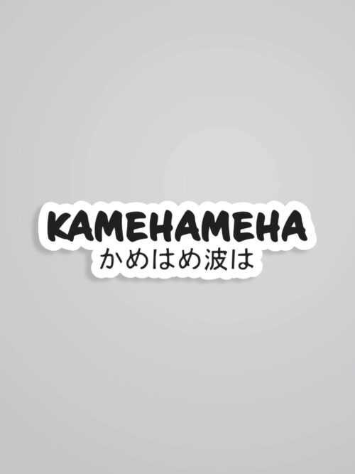Kamehameha Anime Stickers