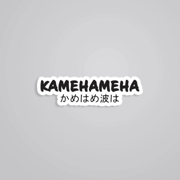 Kamehameha Anime Stickers