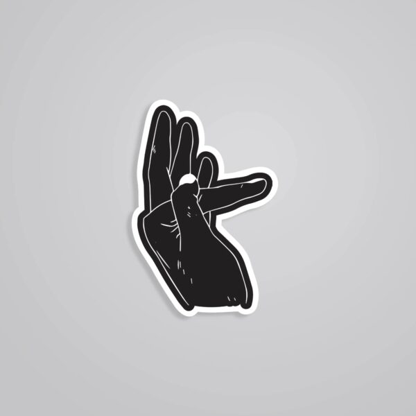 Kaneki Cracking Knuckles In Black Anime Stickers