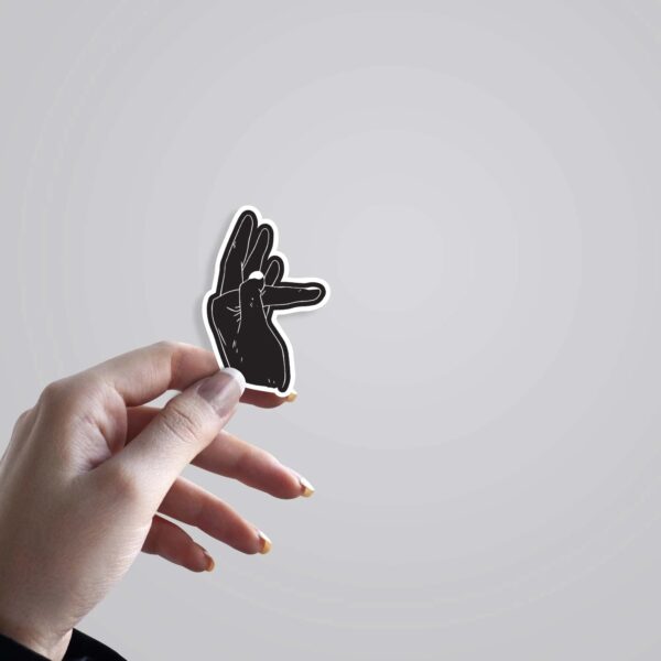Kaneki Cracking Knuckles In Black Anime Stickers