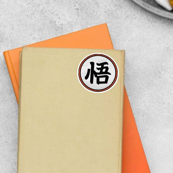 Kanji Symbol On Gokus Uniform Anime Stickers