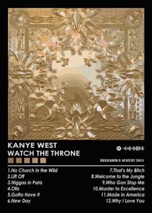 Kanye West Watch The Throne Music Poster