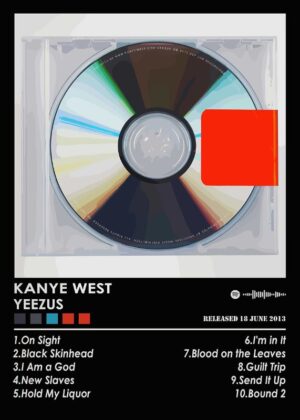 Kanye West Yeezus Music Poster