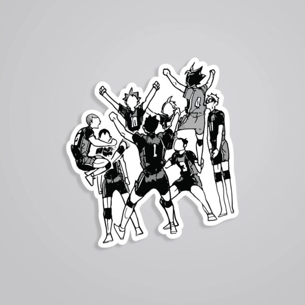 Karasuno Team Celebration Anime Stickers_1 Karasuno Team Celebration Anime Stickers