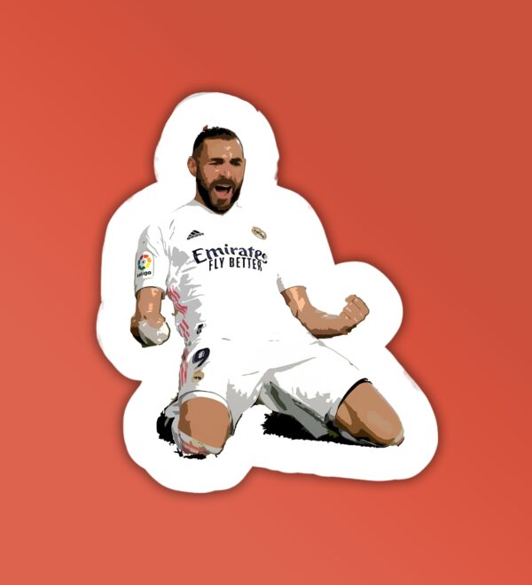 Karim Benze Football Sticker Karim Benze Football Sticker