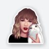 Karma Is A Cat TS Sticker