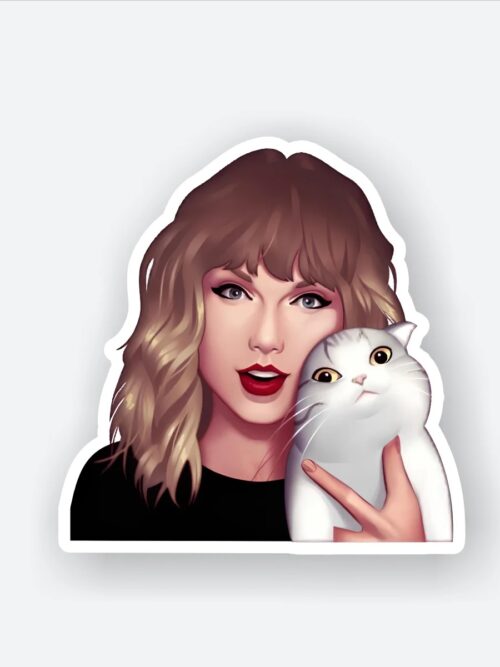 Karma Is A Cat TS Sticker