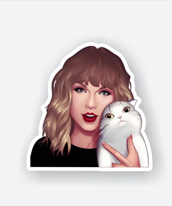Karma Is A Cat TS Sticker