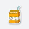 Kawaii Orange Juice Sticker