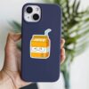 Kawaii Orange Juice Sticker