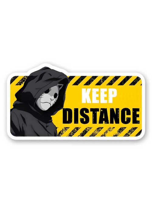Keep Distance Sticker