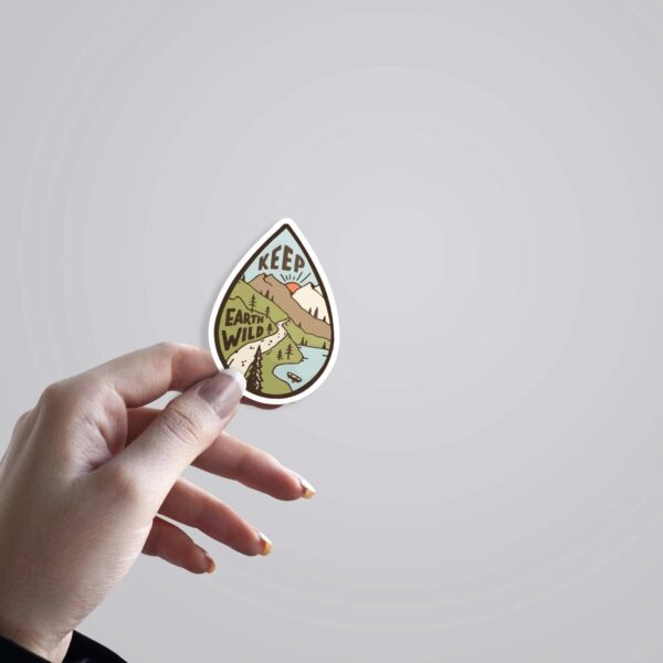 Keep Earth Wild Travels Stickers