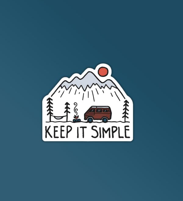 Keep It Simple Sticker Keep It Simple Sticker
