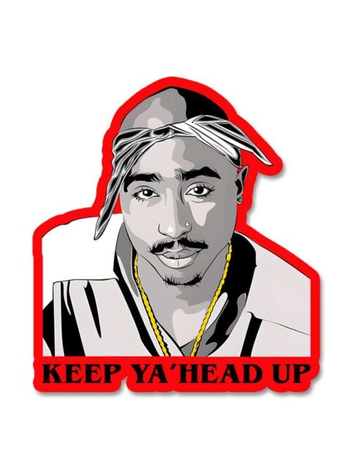 Keep YaHead Up Sticker