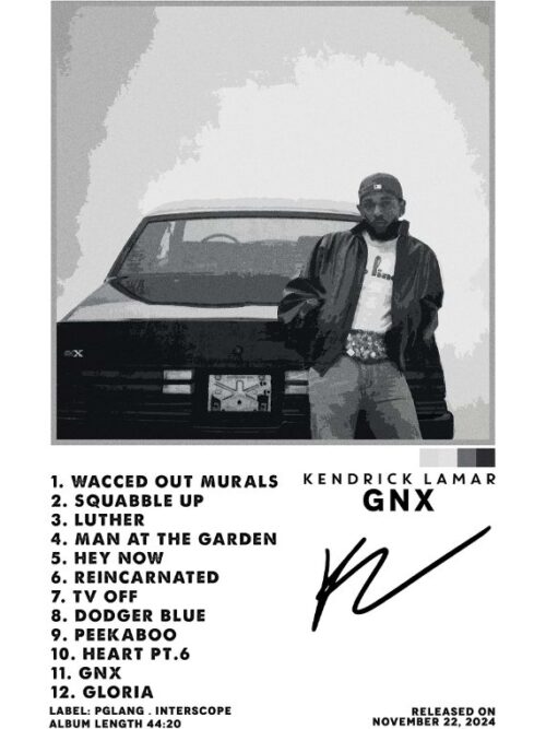 Kendrick Lamar Music Poster