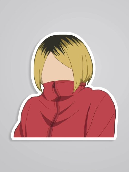 Kenma Kozume In Red Jacket Anime Stickers