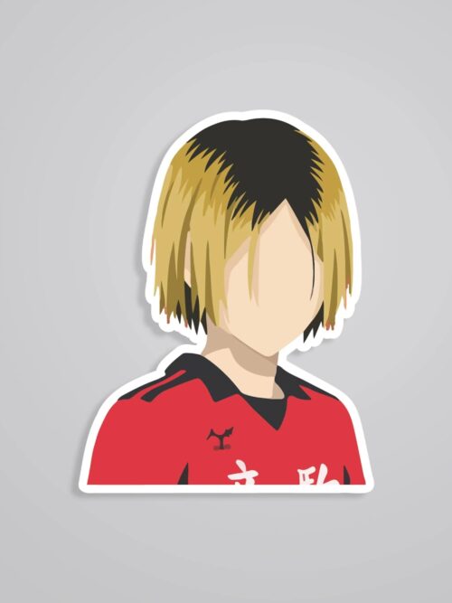 Kenma In Nekoma Red Anime Stickers