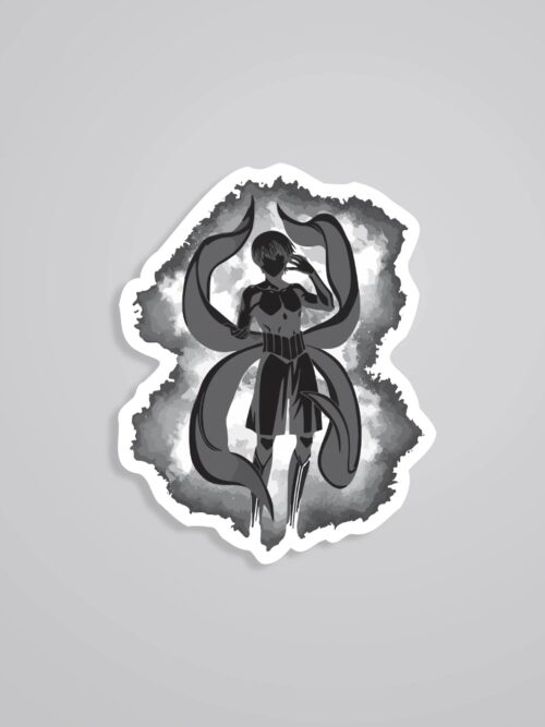 Kens Ghoul Unveiled In Monochrome Anime Stickers