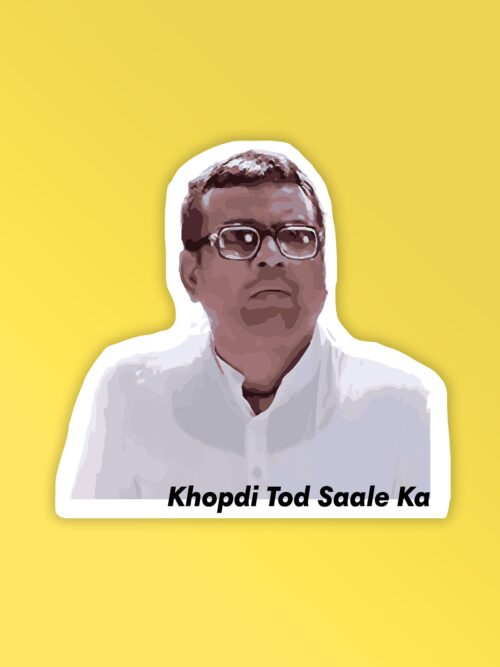 Khopdi Tod Sale Ka   Laptop Phone Sticker