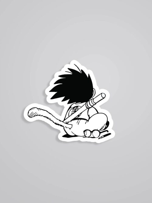 Kid Gokus Tail Anime Stickers