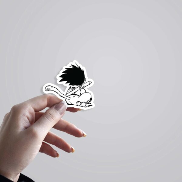 Kid Goku's Tail Anime Stickers_2 Kid Gokus Tail Anime Stickers