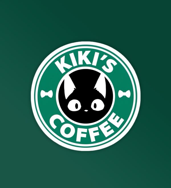 Kikis Coffee Laptop Mobile Stickers Kikis Coffee Laptop Mobile Stickers