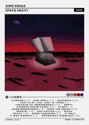 King Krule Space Heavy Music Poster