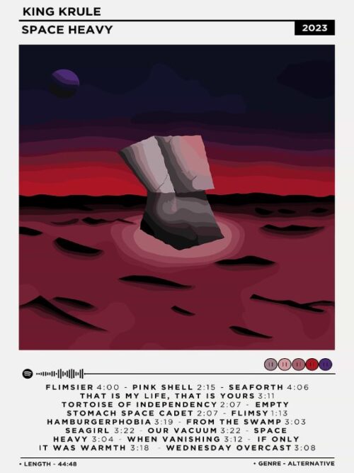 King Krule Space Heavy Music Poster