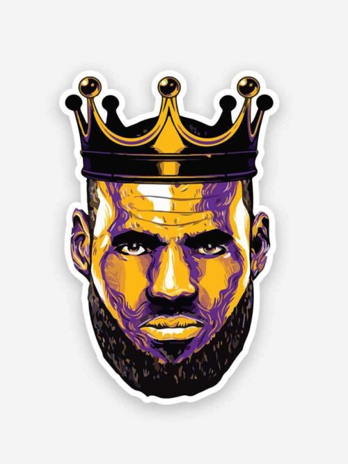 King LeBron Sticker