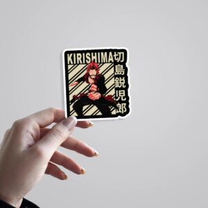 Kirishima Of MHA Anime Stickers Kirishima Of MHA Anime Stickers