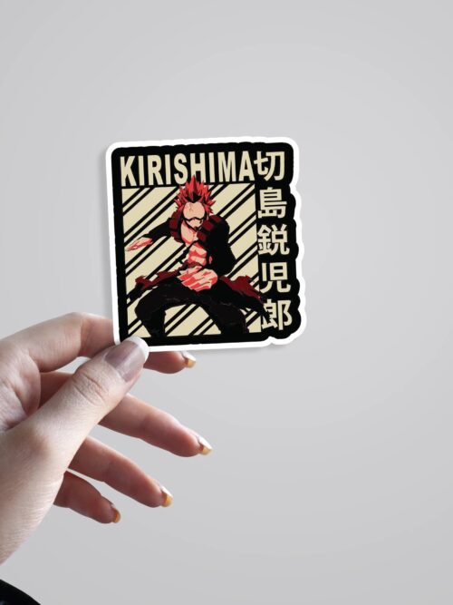 Kirishima Of MHA Anime Stickers