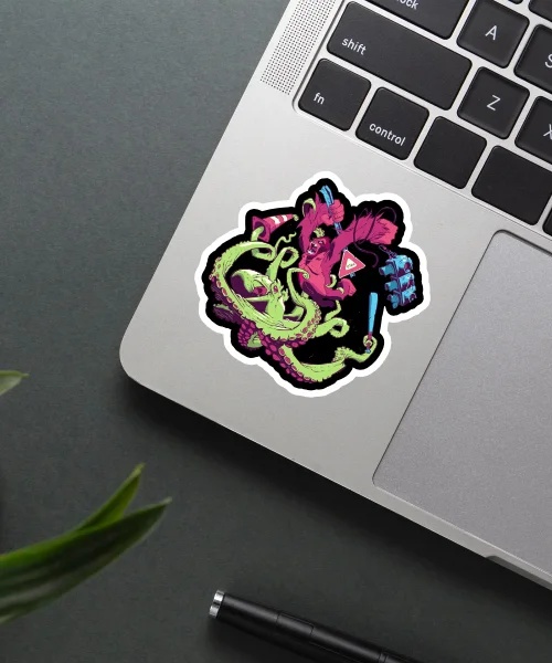 Kong Vs Octo Sticker Kong Vs Octo Sticker