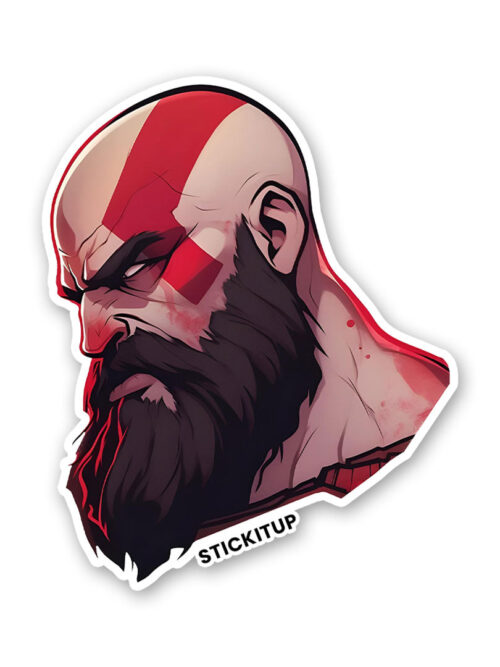 Kratos Sticker