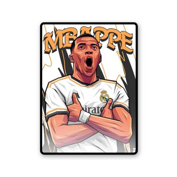 Kylian Mbappe 24 Sticker