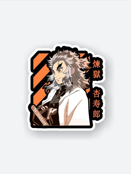 Kyojuro Rengoku Demon Slayer Sticker