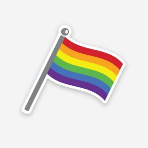 LGBTQ Flag Sticker LGBTQ Flag Sticker
